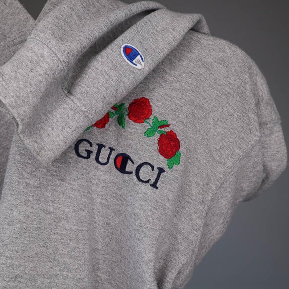 champion x gucci